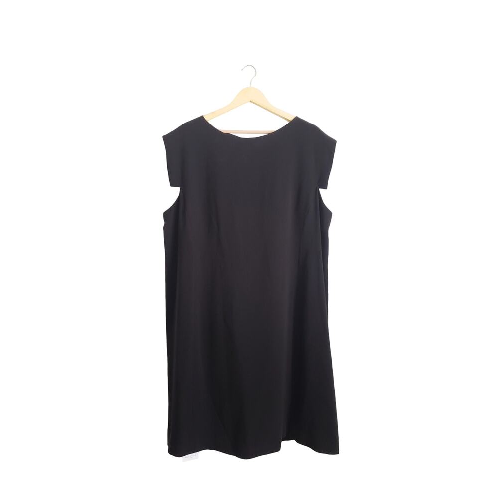 MM Lafleur NWT The Sarah 7.0 Dress Black Lightweight Crepe Size +3